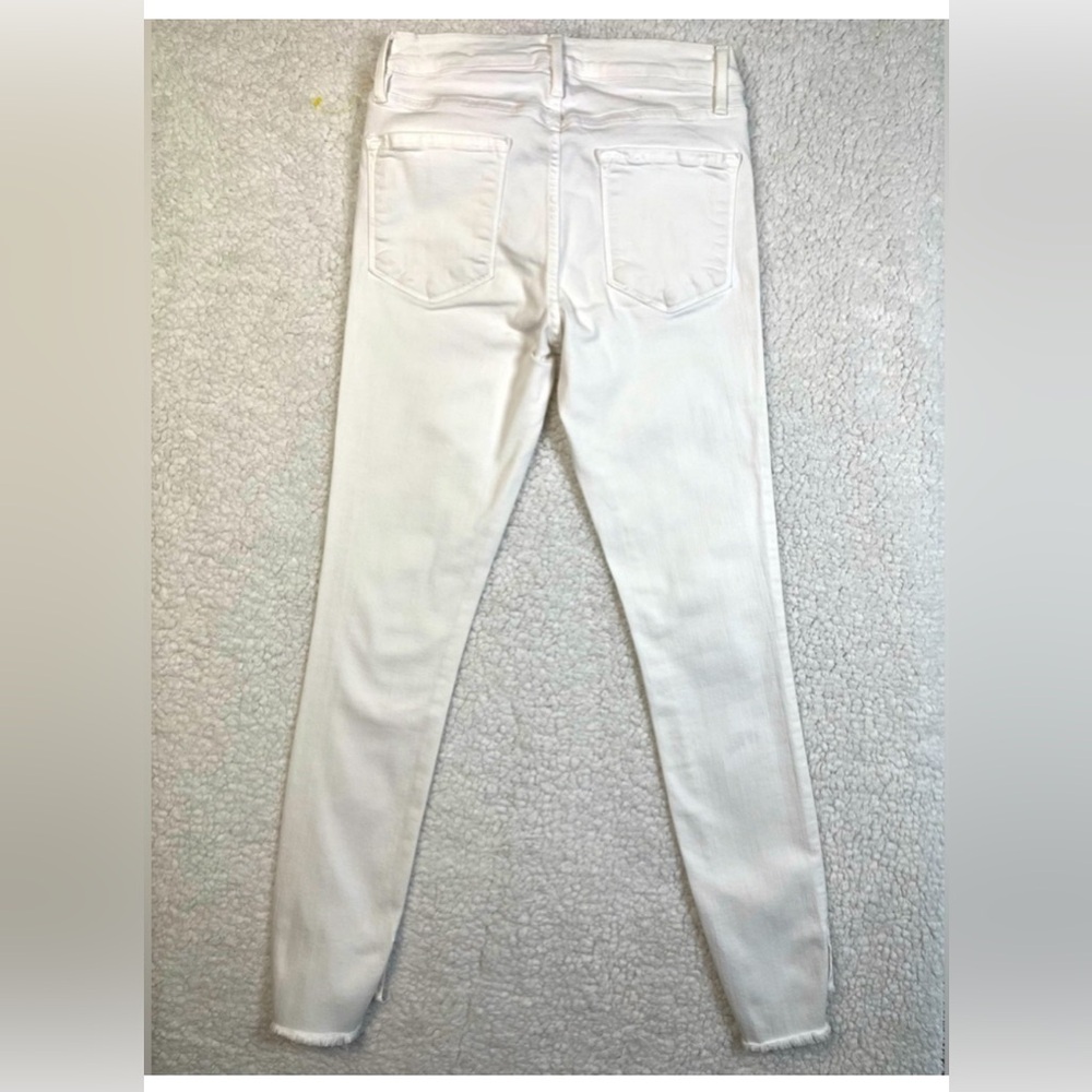 NWOT Frame Denim ”Le Skinny de Jeanne” size 28 Raw Cut Step Hem Jeans - Picture 3 of 9